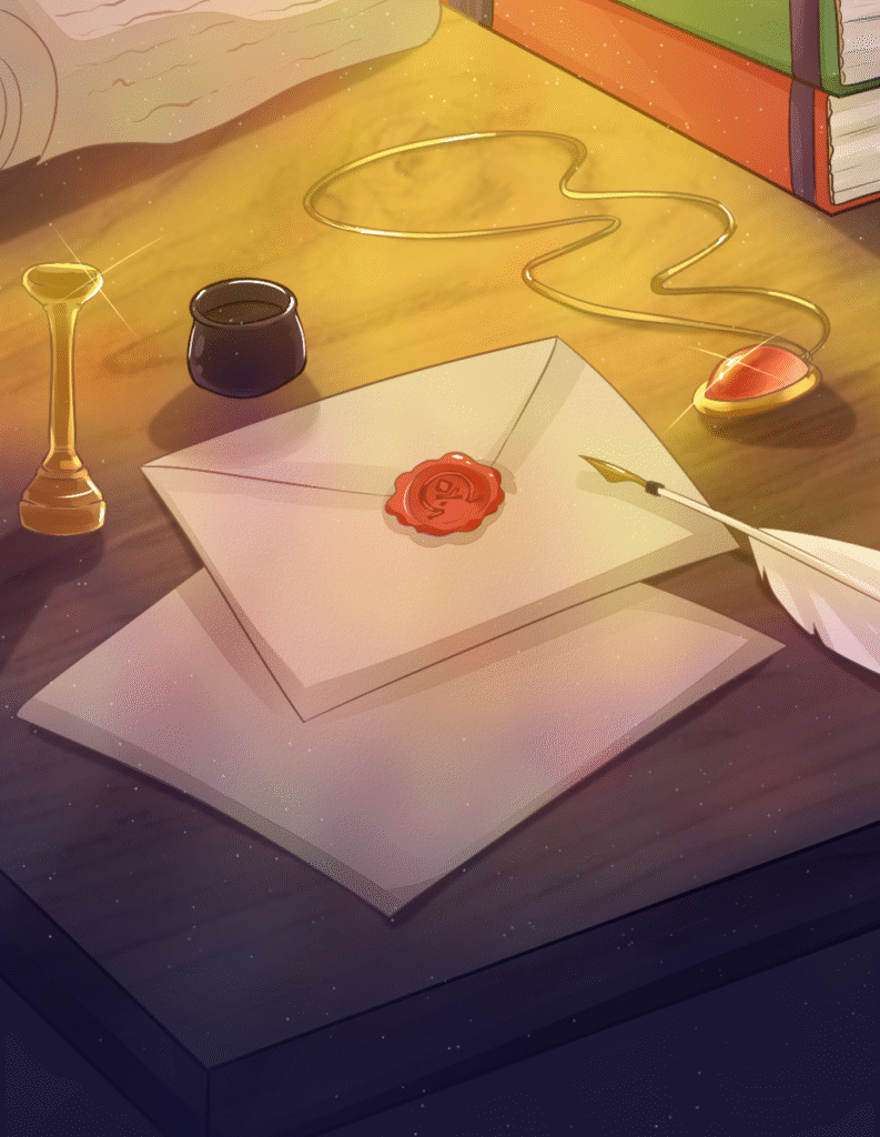 Valyron omega letter illustration